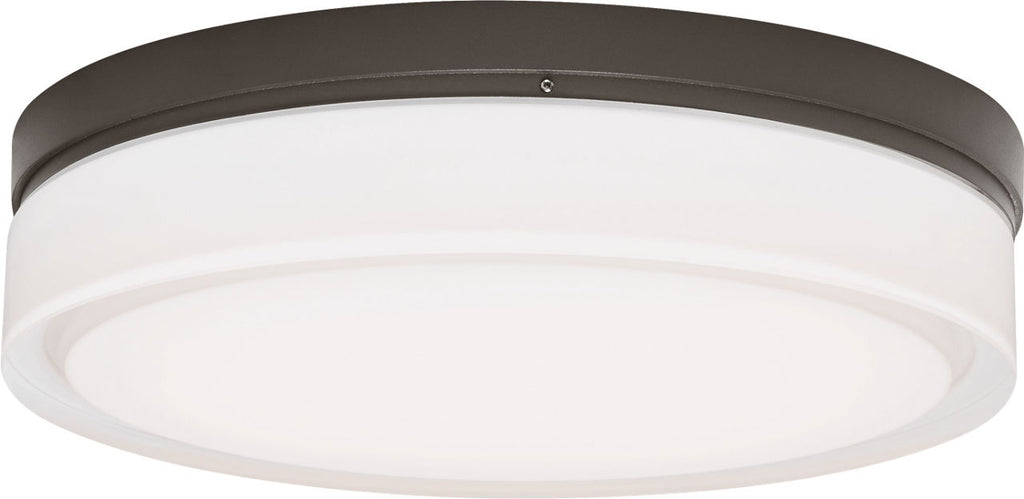 Cirque Large Outdoor Wall/Flush Mount Large Bronze 3000K 90 CRI