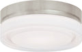 Cirque Large Flush Mount Large Satin Nickel LED 90 CRI 3000K 120-277V