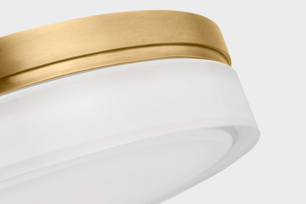 Cirque Large Flush Mount Large Natural Brass LED 90 CRI 2700K 120-277V