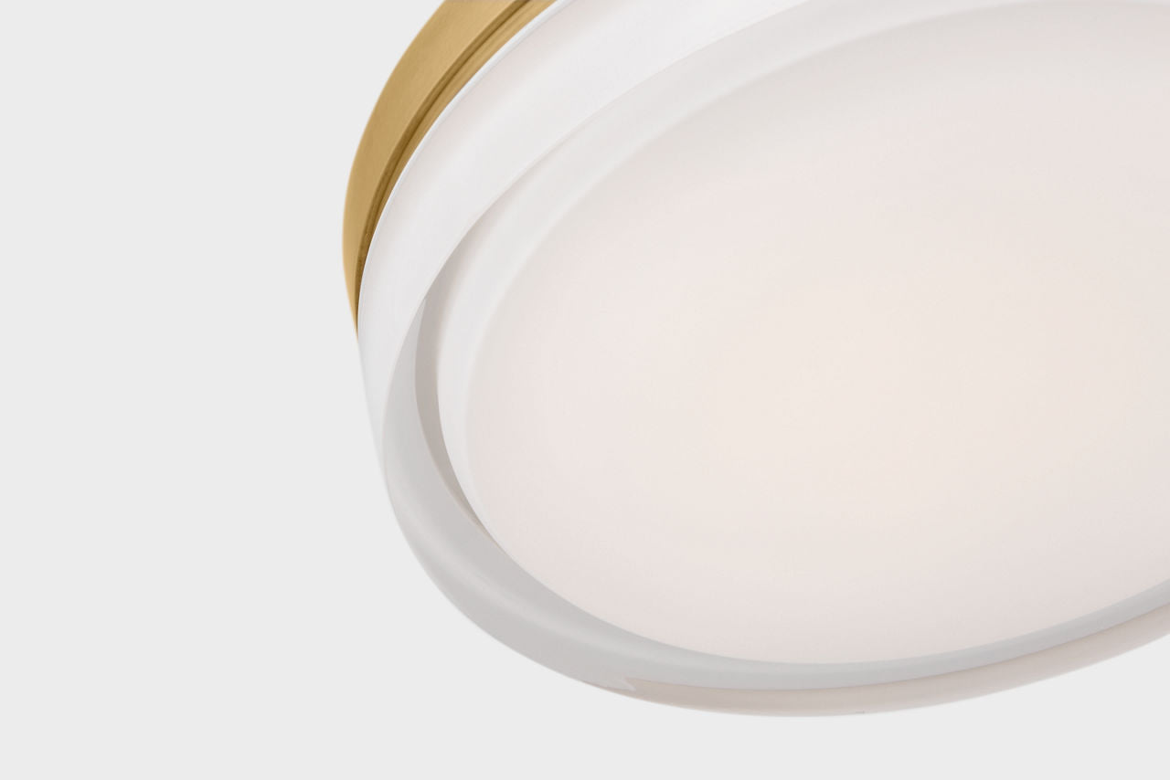 Cirque Large Flush Mount Large Natural Brass LED 90 CRI 3000K 120-277V