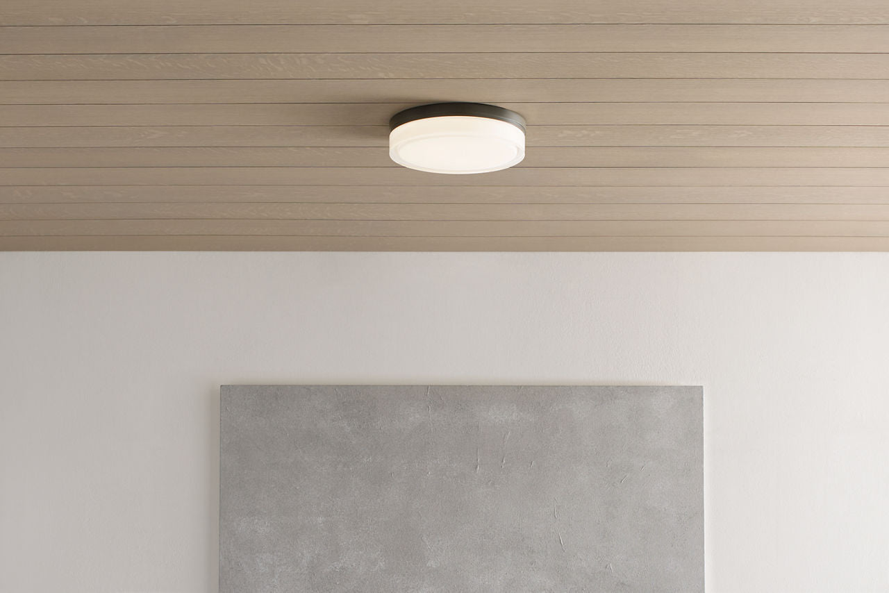 Cirque Large Flush Mount Large Antique Bronze LED 2700K 90 CRI 90 cri 2700k 120v-277v