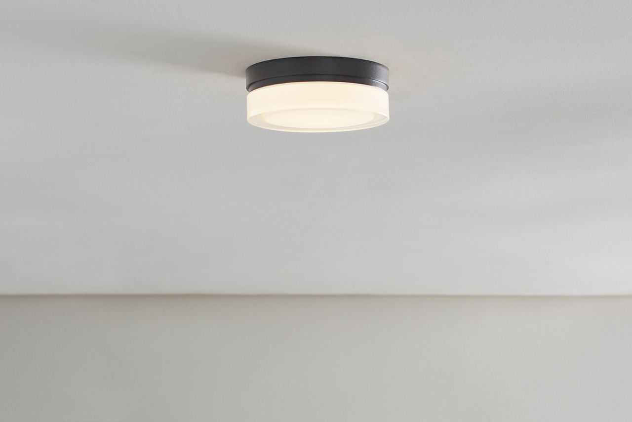 Cirque Small Flush Mount Small antique Bronze LED 90 CRI 2700K 120-277V