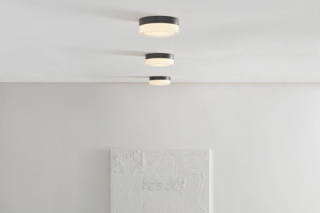 Cirque Small Flush Mount Small antique Bronze LED 90 CRI 2700K 120-277V