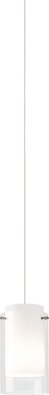 Echo Large Pendant Large Clear Satin Nickel 2700K 90 CRI a19 led 90 cri 2700k 120v