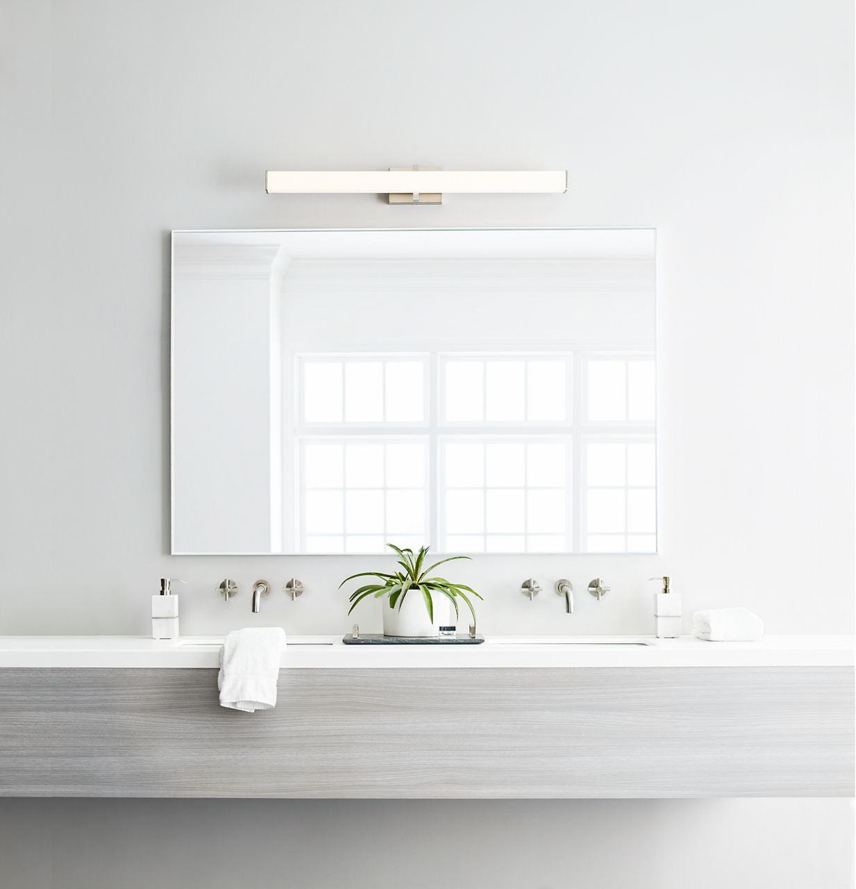 Ellis 36 Bath Satin Nickel LED 3000K 90 CRI90 cri 3000k 120v