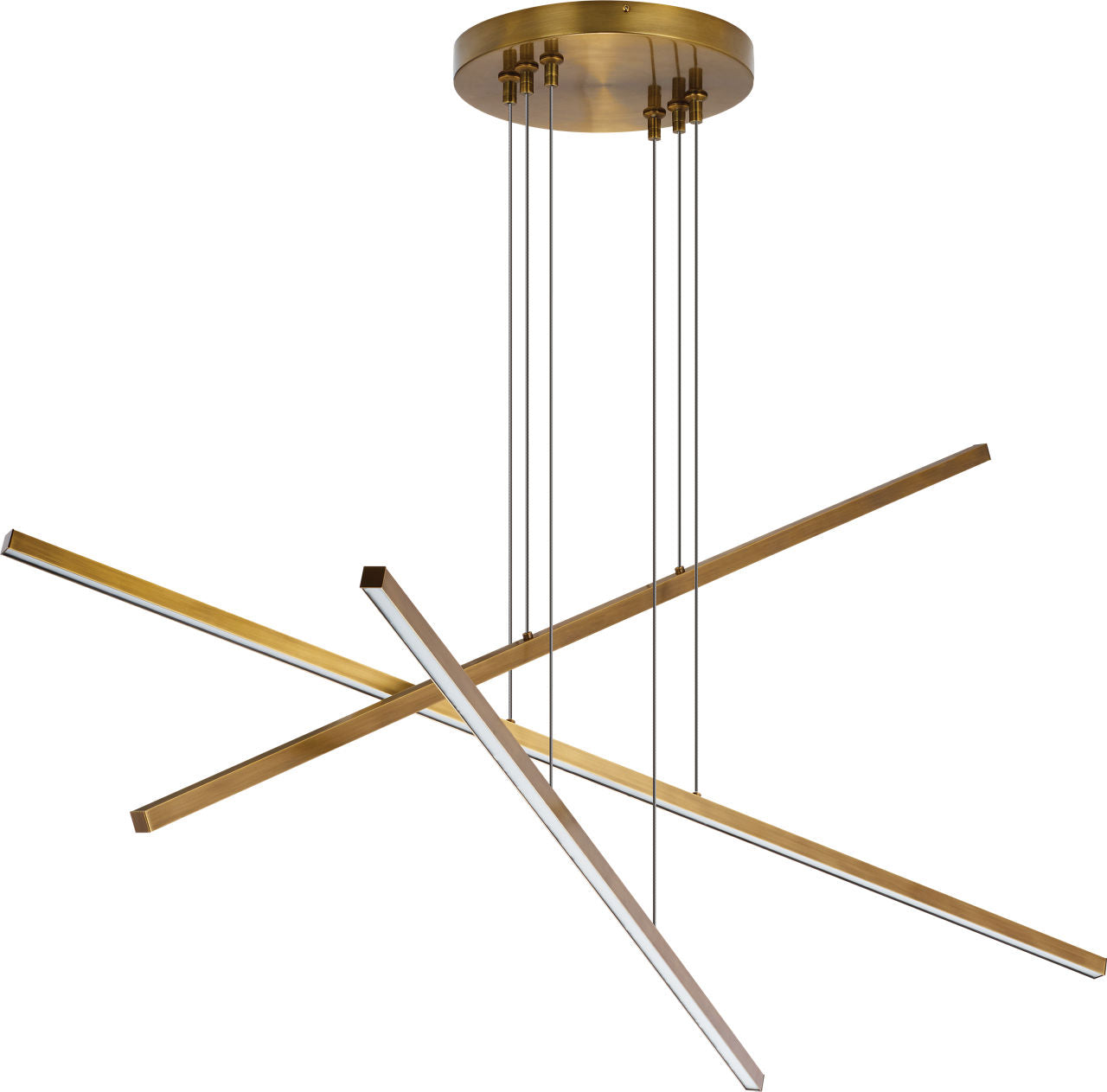 Essence Trio Linear Aged Brass LED 90 CRI 3000K 120V