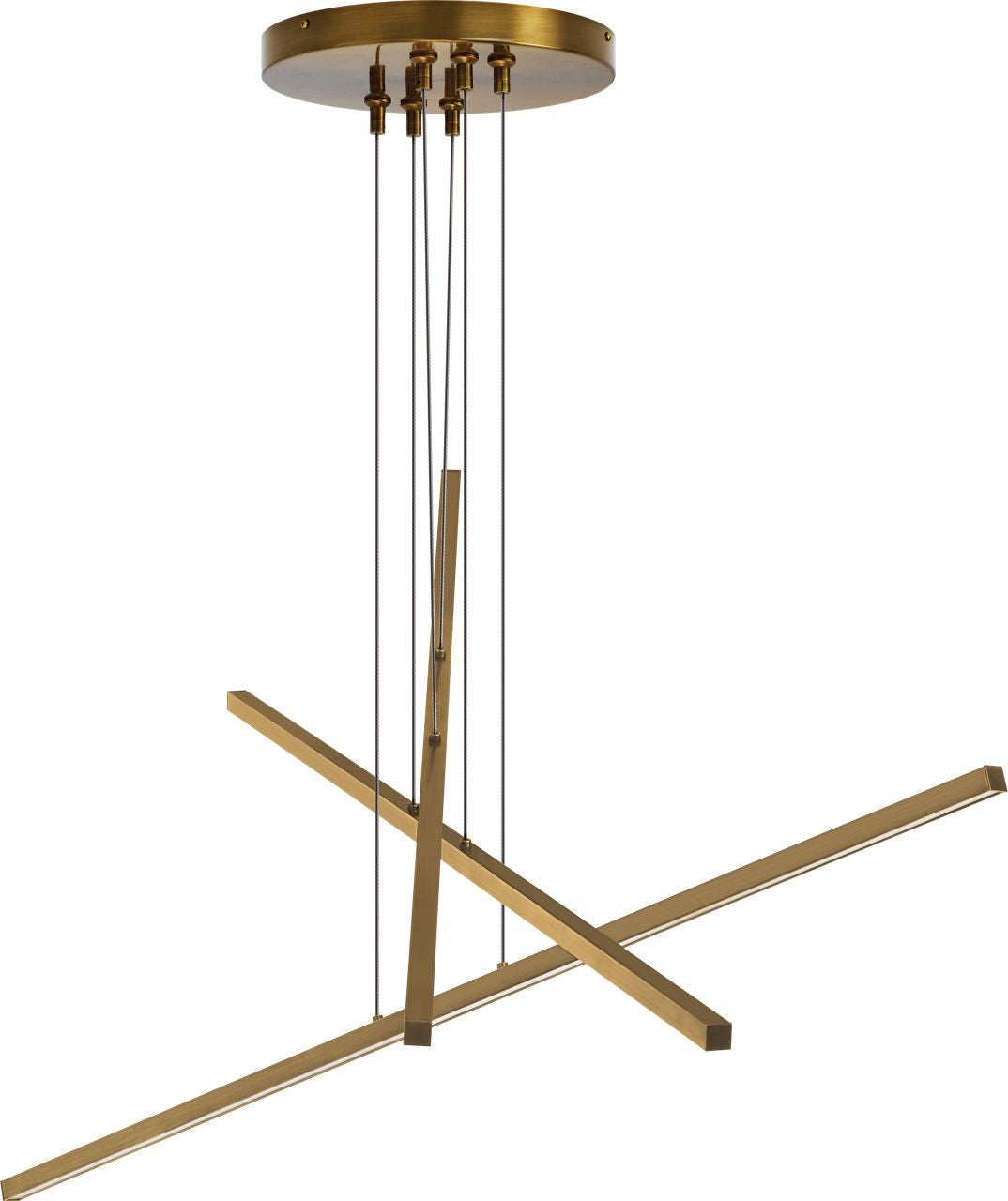 Essence Trio Linear Aged Brass LED 90 CRI 3000K 120V