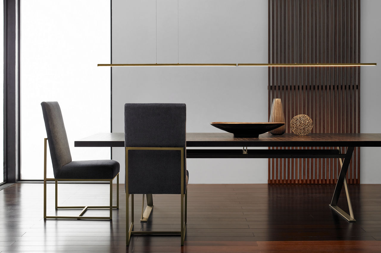 Essence Linear Suspension Aged Brass LED 90 CRI 3000K 120V