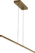 Essence Linear Suspension Aged Brass LED 90 CRI 3000K 120V