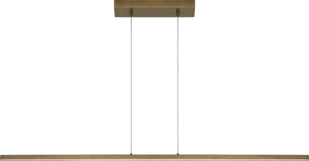 Essence Linear Suspension Aged Brass LED 90 CRI 3000K 120V