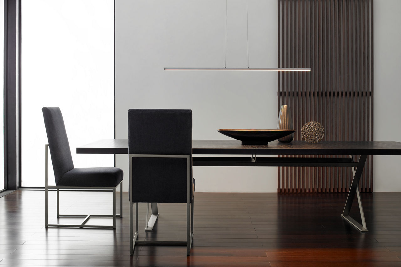 Essence Linear Suspension Satin Nickel LED 90 CRI 3000K 120V