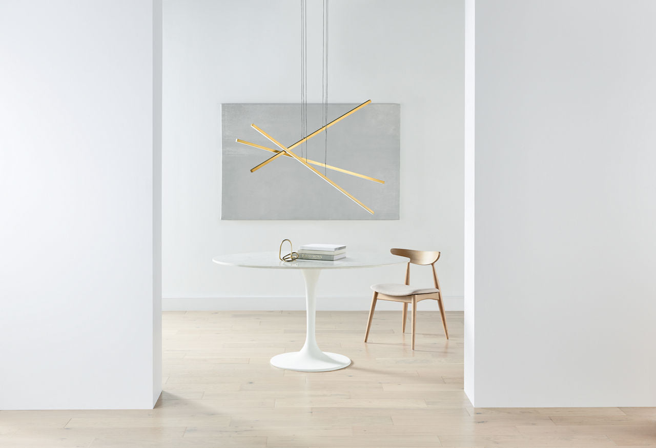 Essence Trio Linear Aged Brass LED 90 CRI 3000K 120V