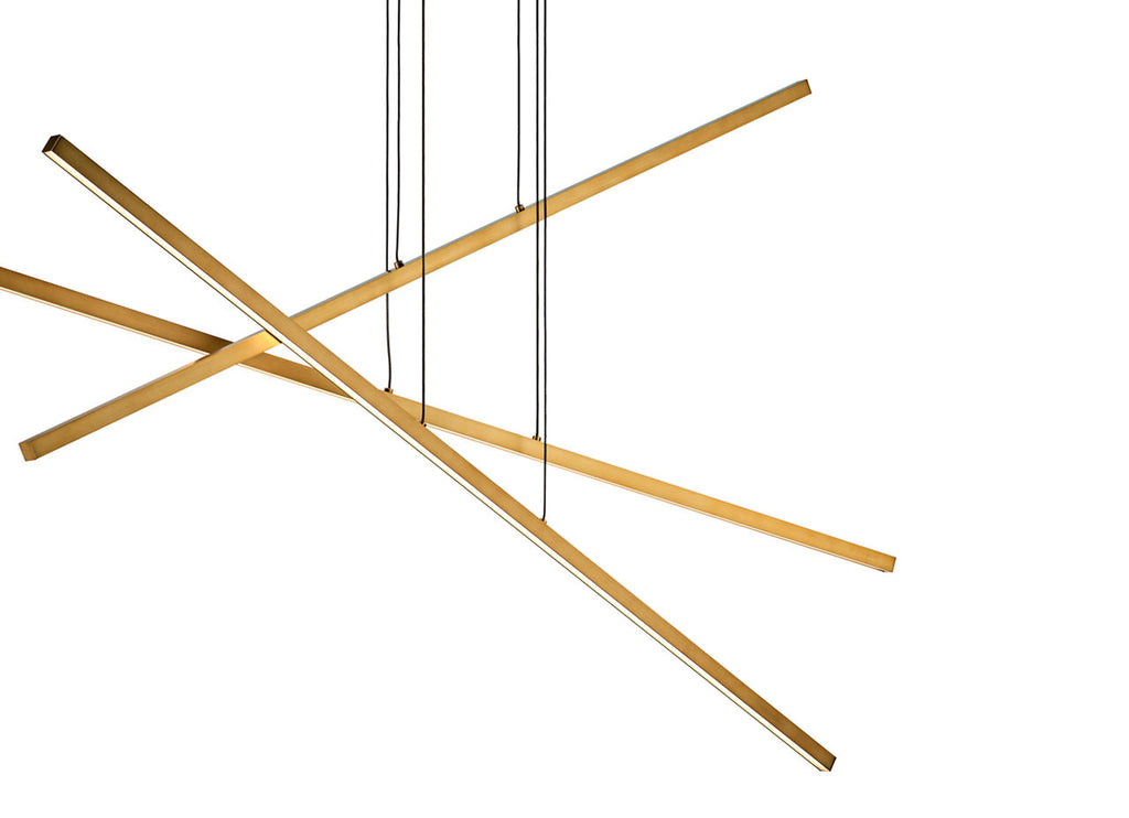 Essence Trio Linear Aged Brass LED 90 CRI 3000K 120V