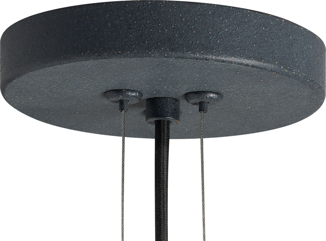 Fett Pendant | Weathered Zinc 3000K 90 CRI LED 3000K 120V