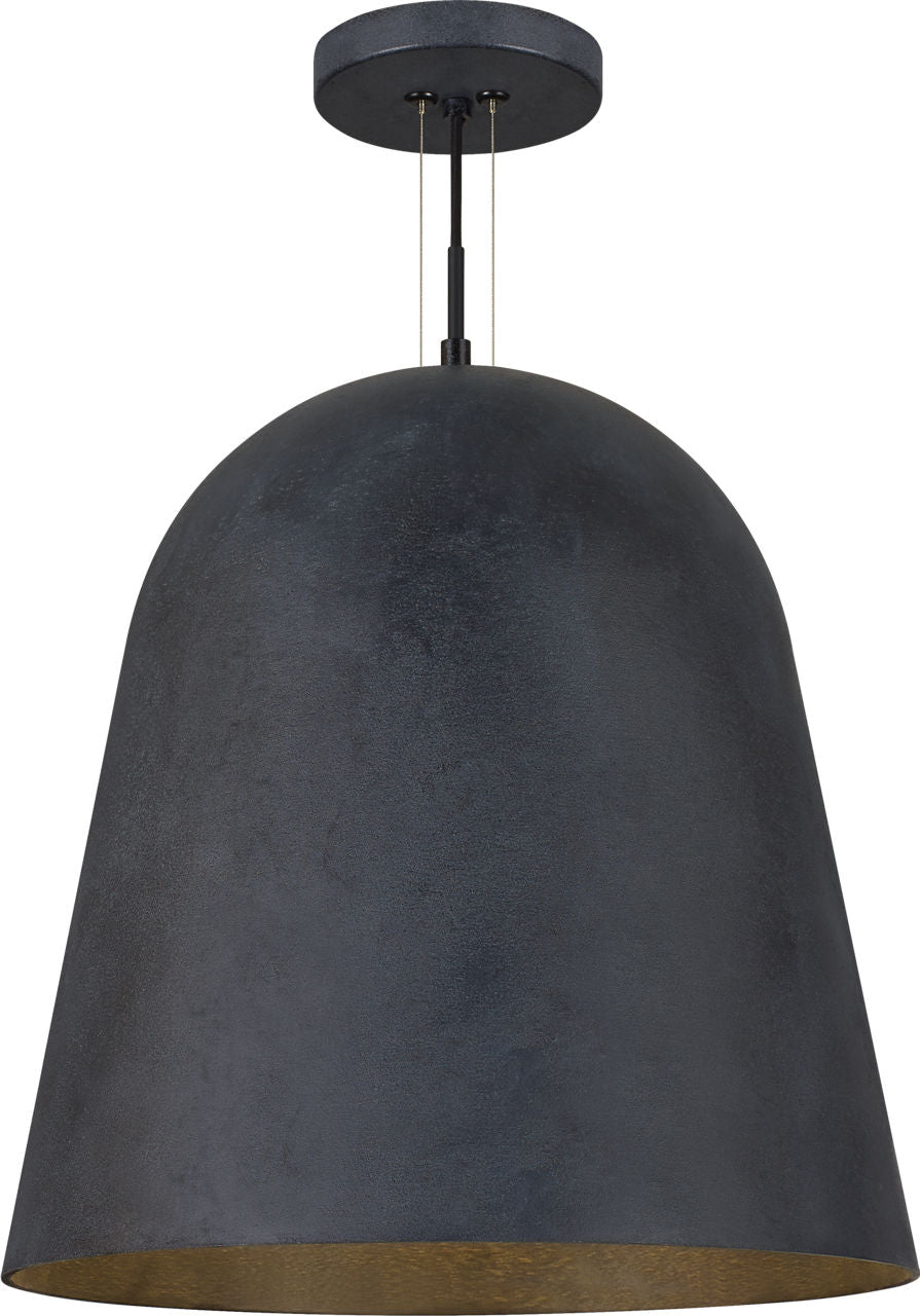 Fett Pendant | Weathered Zinc 3000K 90 CRI LED 3000K 120V