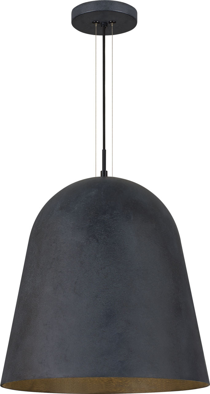 Fett Pendant | Weathered Zinc Bulb Not Included