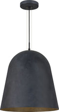 Fett Pendant | Weathered Zinc Bulb Not Included