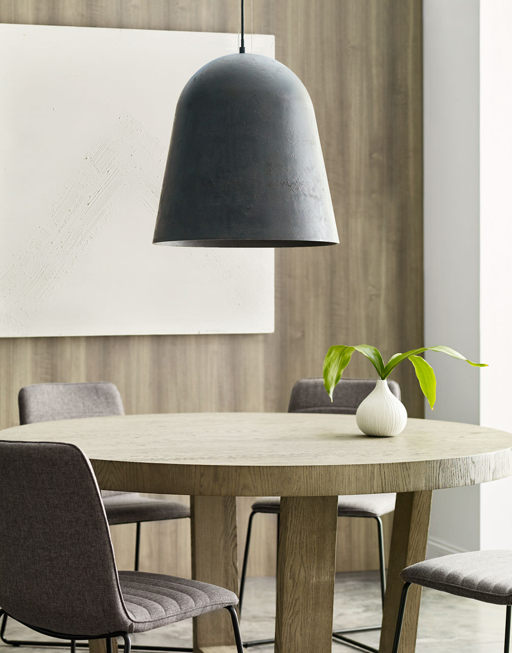 Fett Pendant | Weathered Zinc Bulb Not Included
