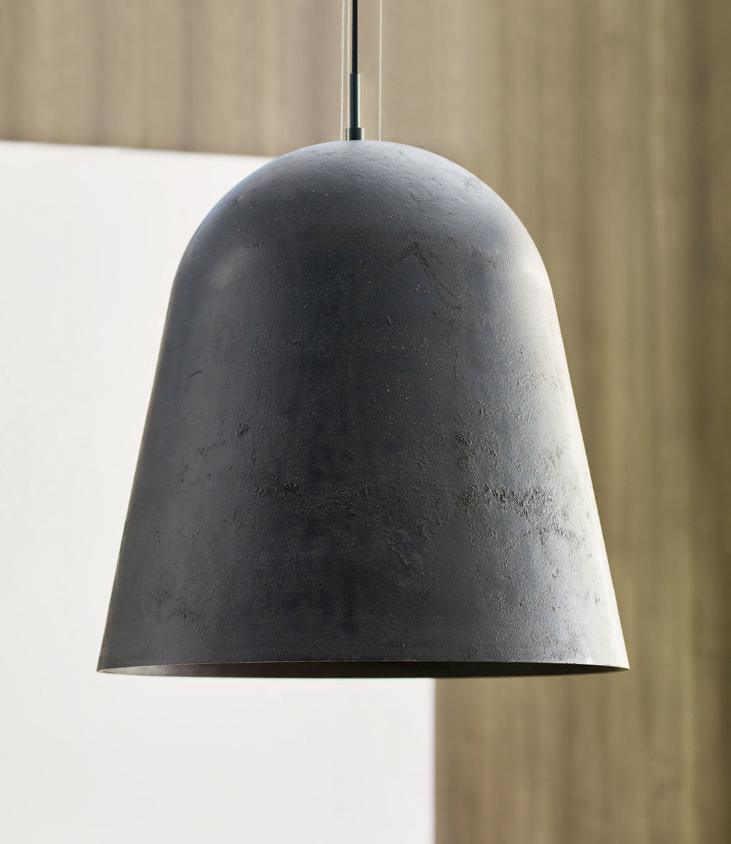 Fett Pendant | Weathered Zinc Bulb Not Included