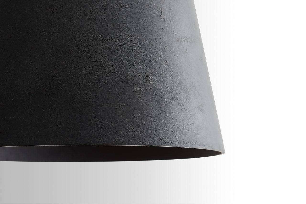 Fett Pendant | Weathered Zinc Bulb Not Included