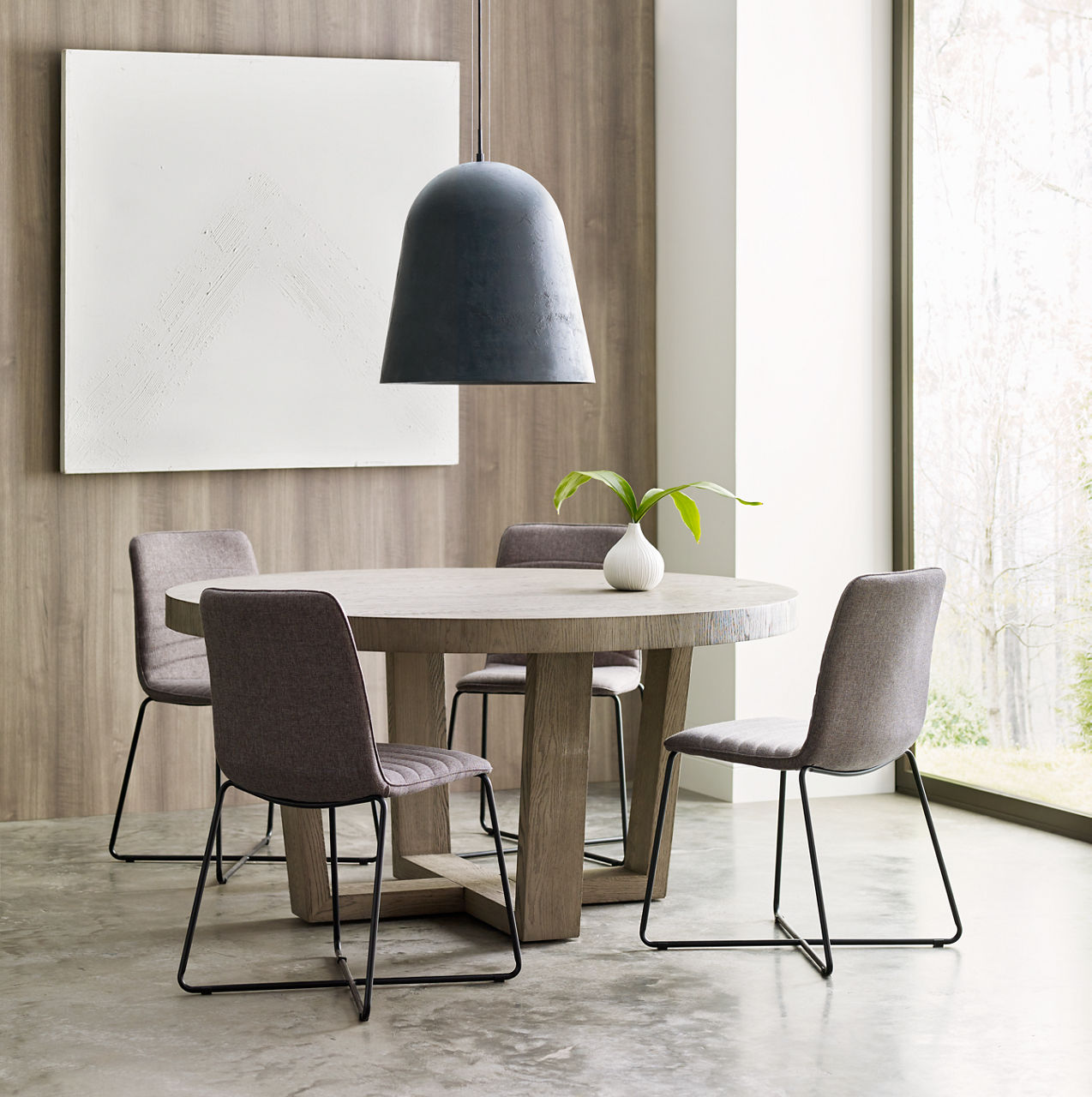 Fett Pendant | Weathered Zinc Bulb Not Included