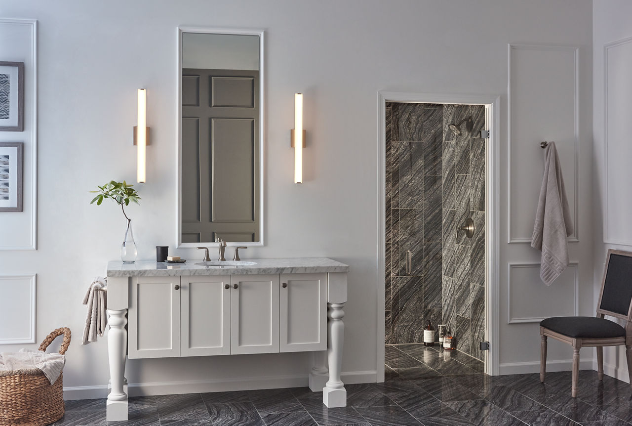 Finn 24 Bath Satin Nickel LED 90 CRI 3500K 120-277V