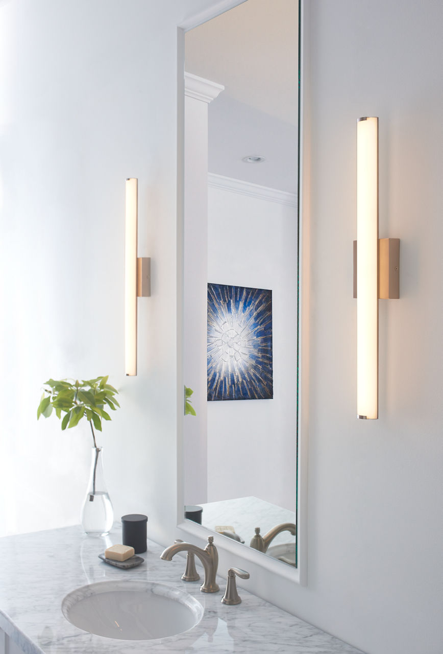 Finn 24 Bath Satin Nickel LED 90 CRI 3500K 120-277V