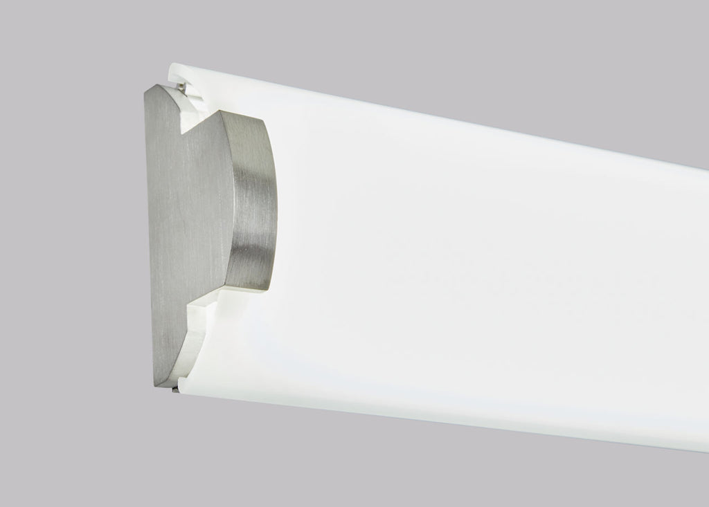 Finn 24 Bath Satin Nickel LED 90 CRI 3500K 120-277V