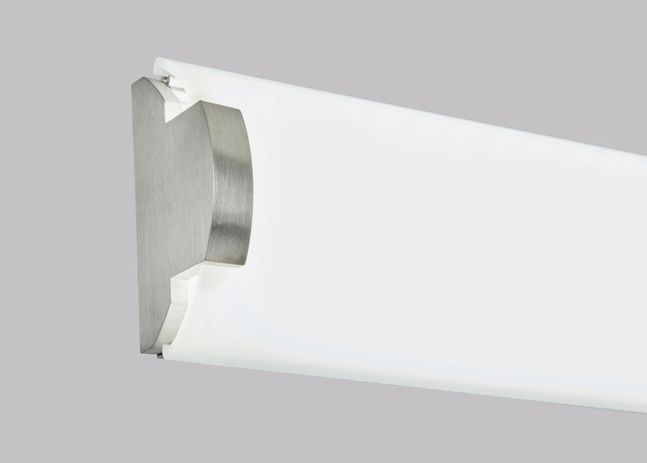 Finn 24 Bath Satin Nickel LED 90 CRI 3500K 120-277V