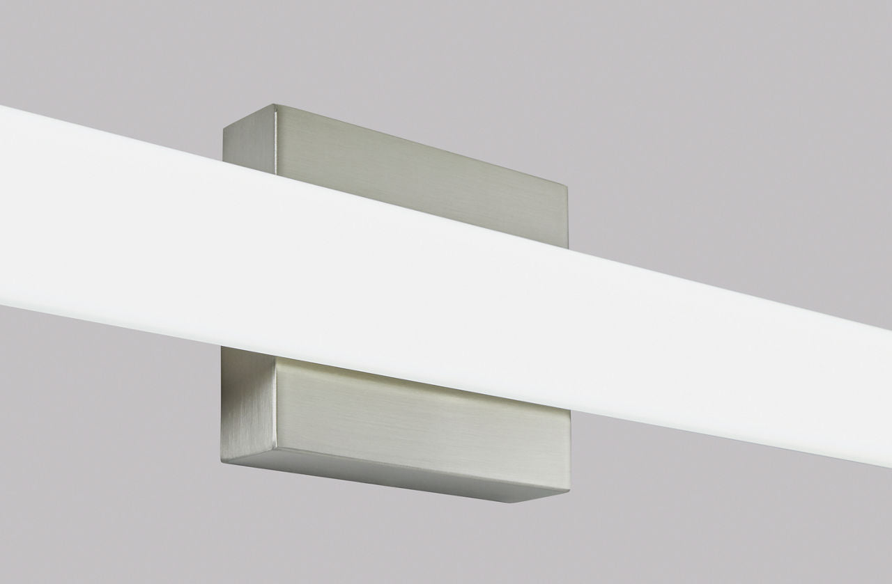 Finn 24 Bath Satin Nickel LED 90 CRI 3500K 120-277V