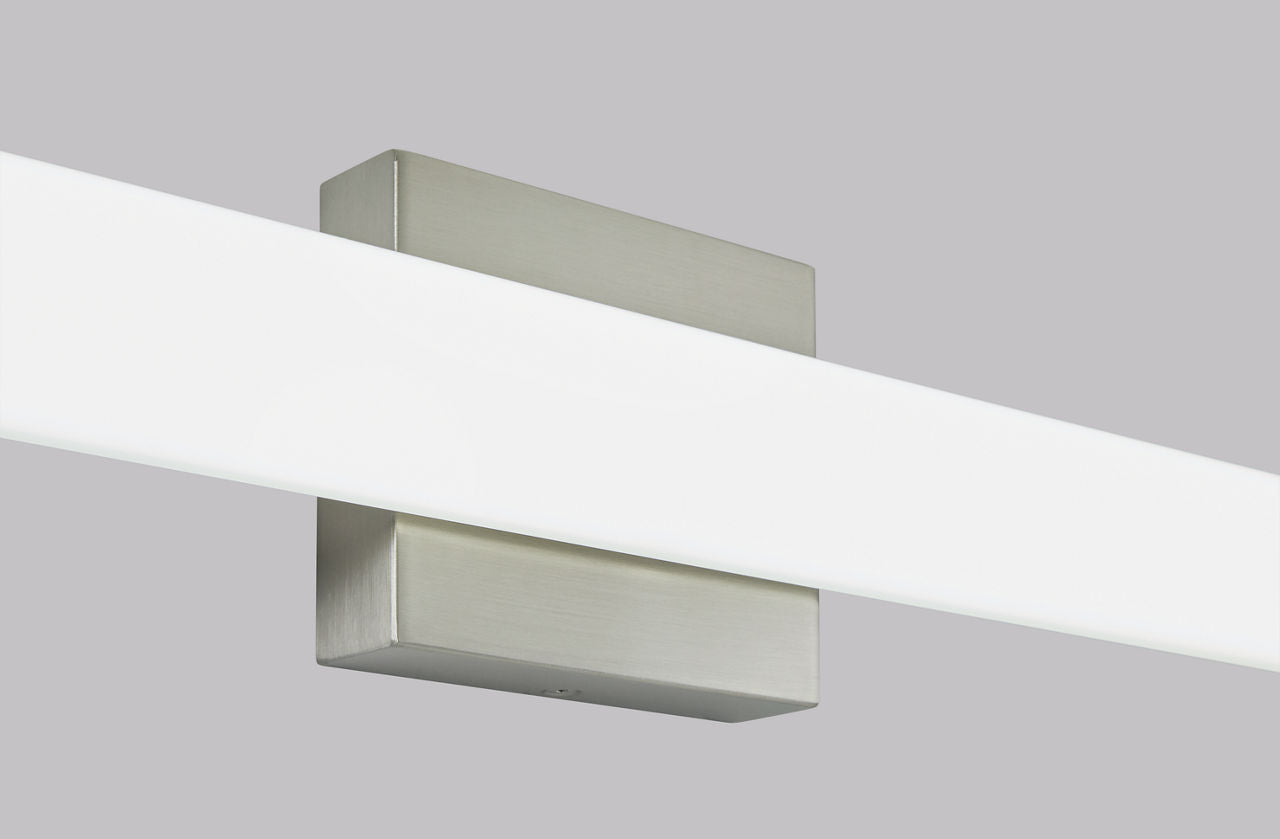 Finn 36 Bath Satin Nickel LED 3500K 90 CRI90 cri 3500k 120v-277v