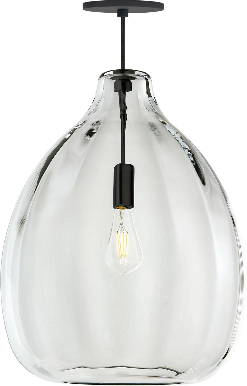 Harper Pendant | Clear Black Bulb Not Included