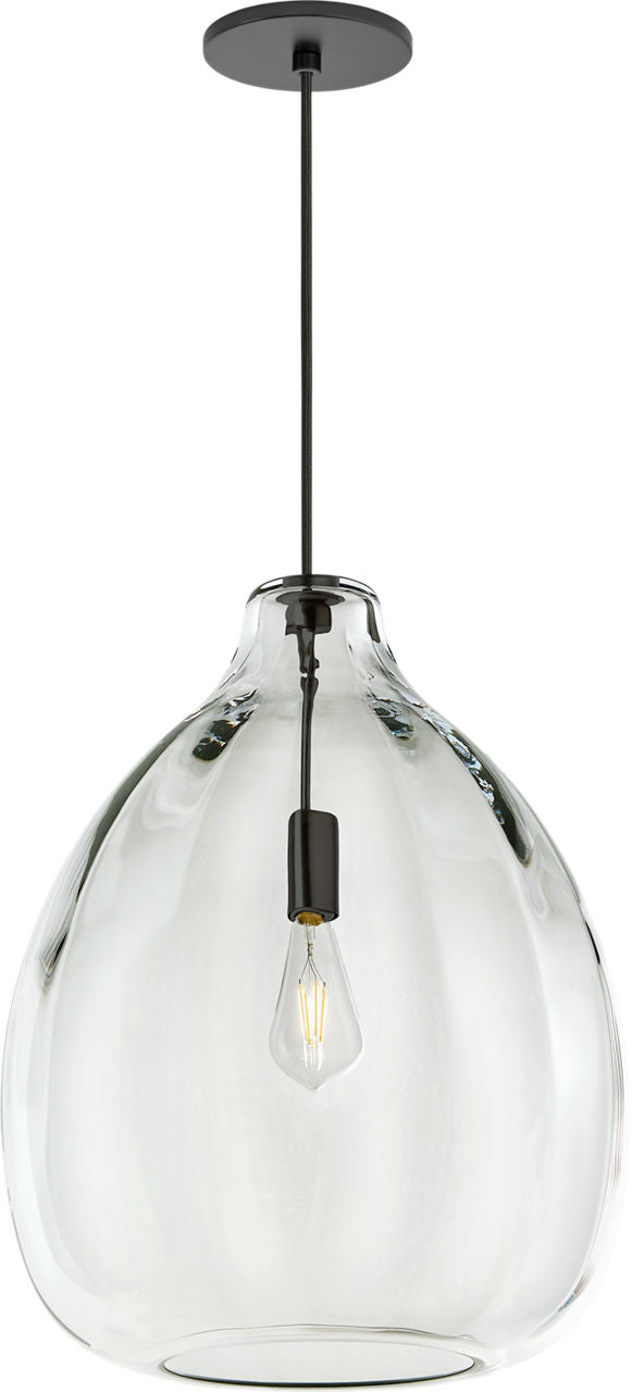 Harper Pendant Clear Black LED 2700K 90 CRI 90 cri 2700k 120v (t24)