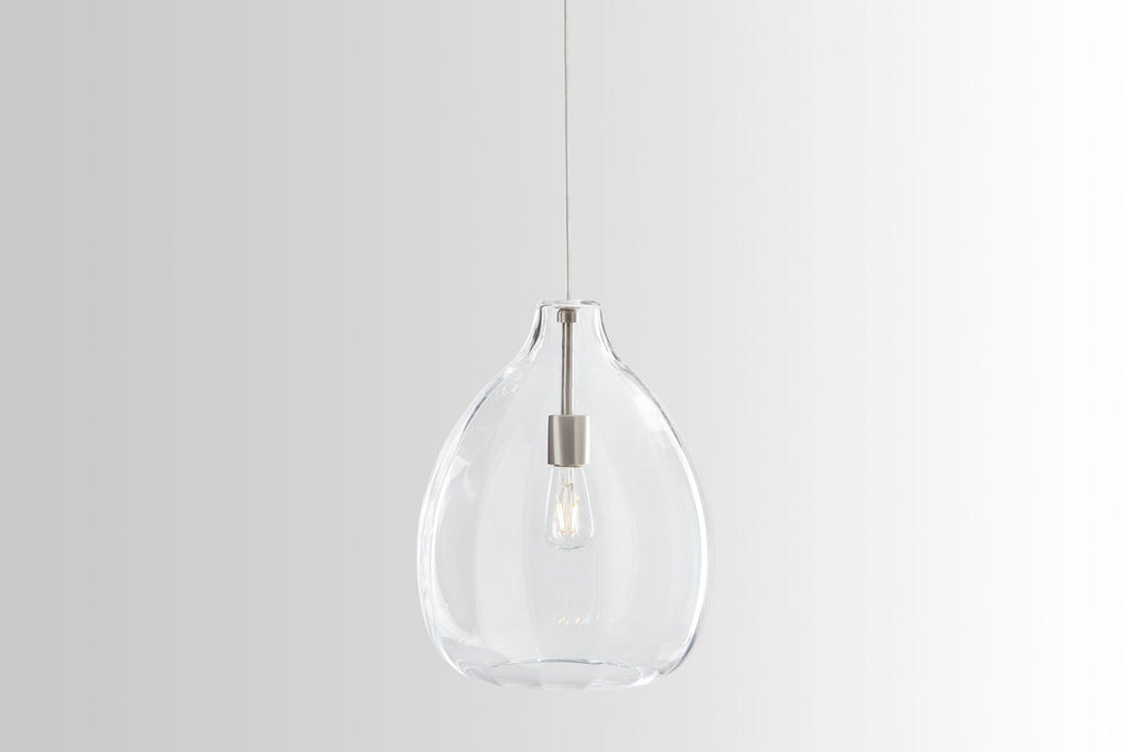 Harper Pendant Clear Satin Nickel 2700K 90 CRI LED 2700k 120v (t24)