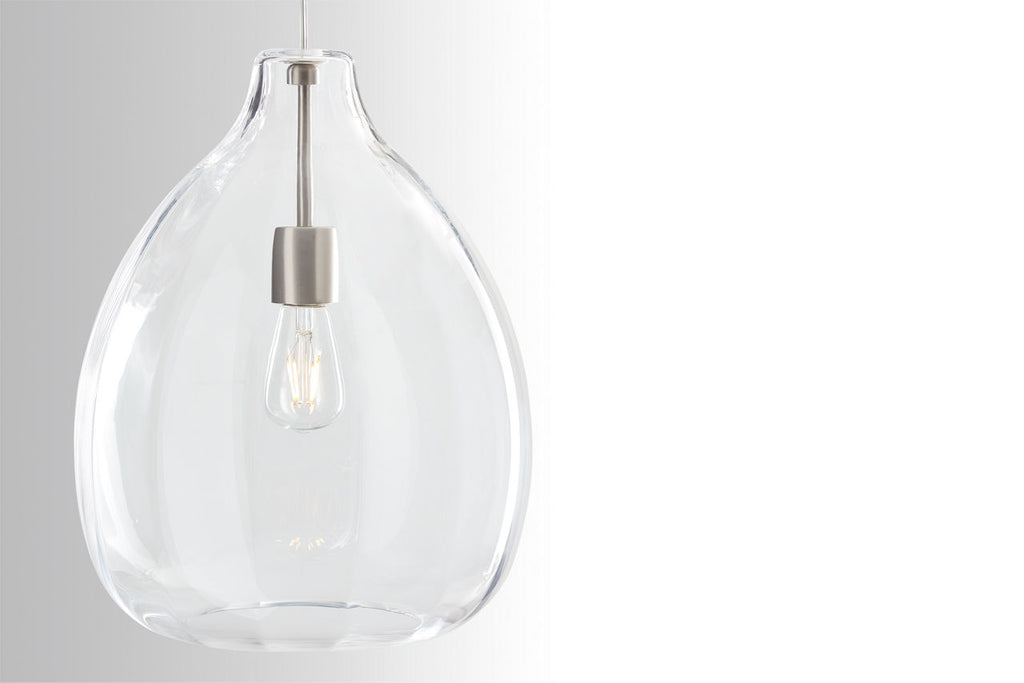 Harper Pendant Clear Satin Nickel 2700K 90 CRI LED 2700k 120v (t24)