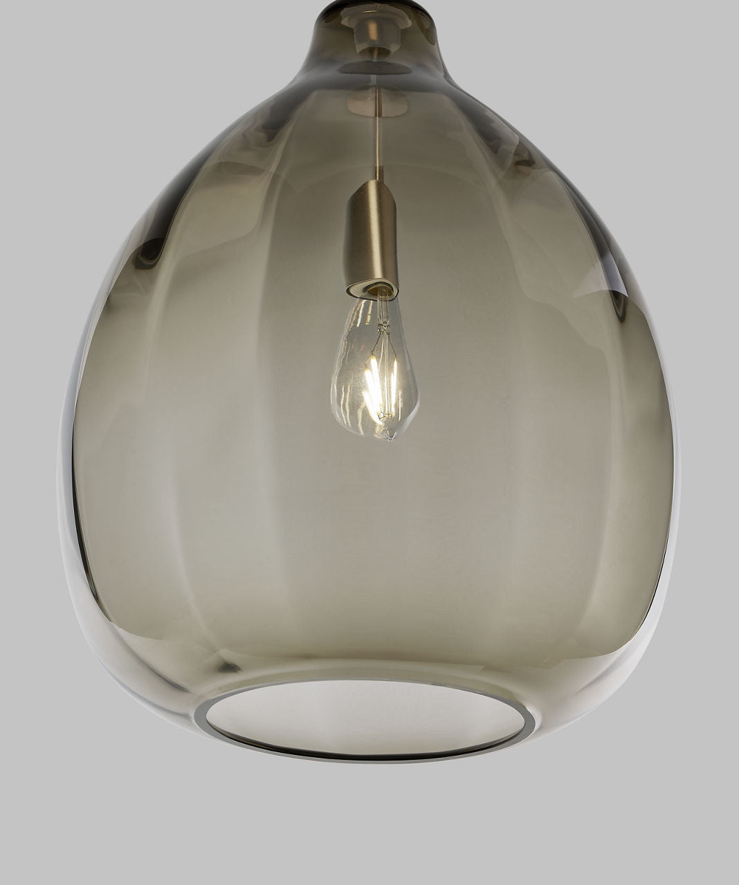 Harper Pendant Smoke Satin Nickel LED 2700K 90 CRI 90 cri 2700k 120v (t24)