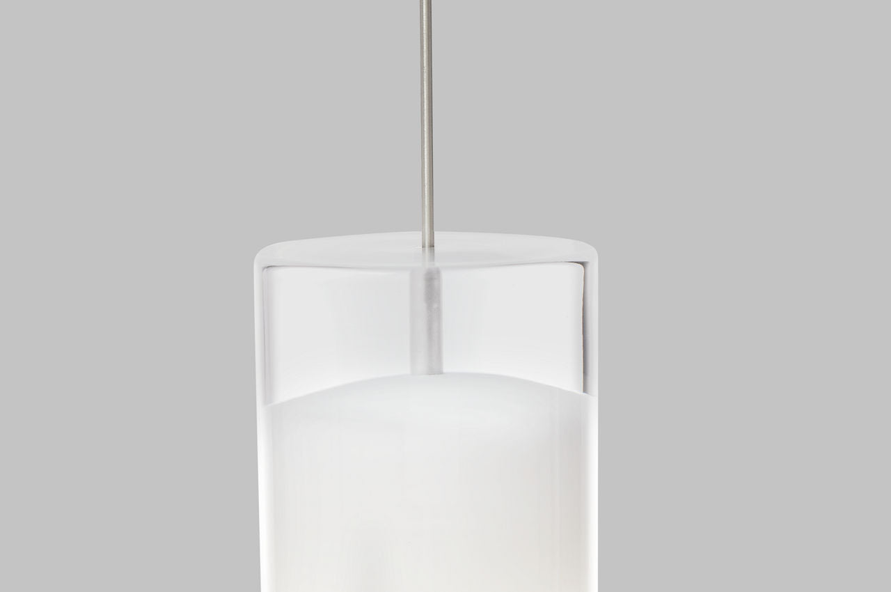 Horizon Pendant | Satin Nickel | Frost glass Monopoint Bulb(s) Not Included