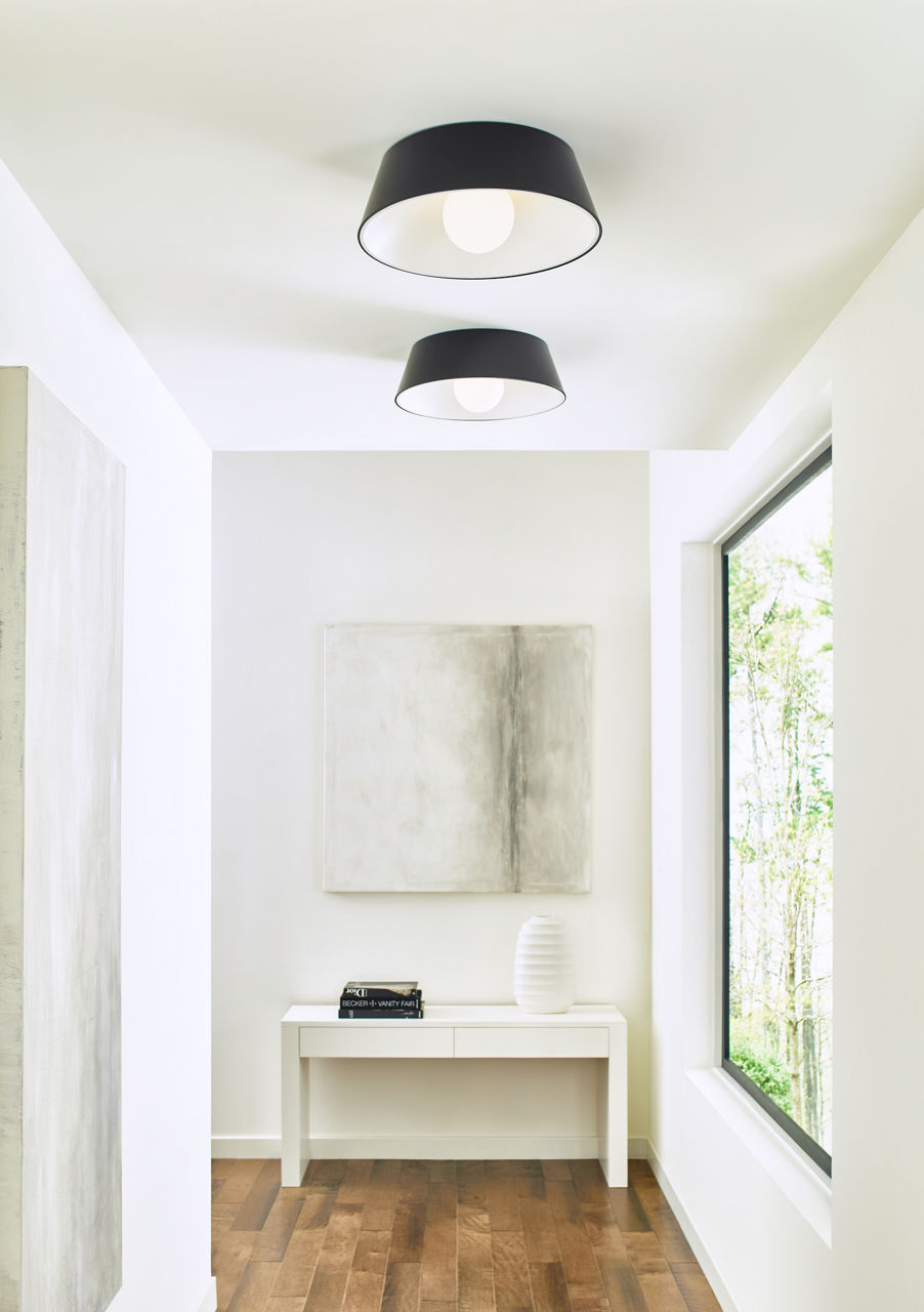 Joni Flush Mount Matte Black Integrated LED 90 CRI 3000K 277V (t24)
