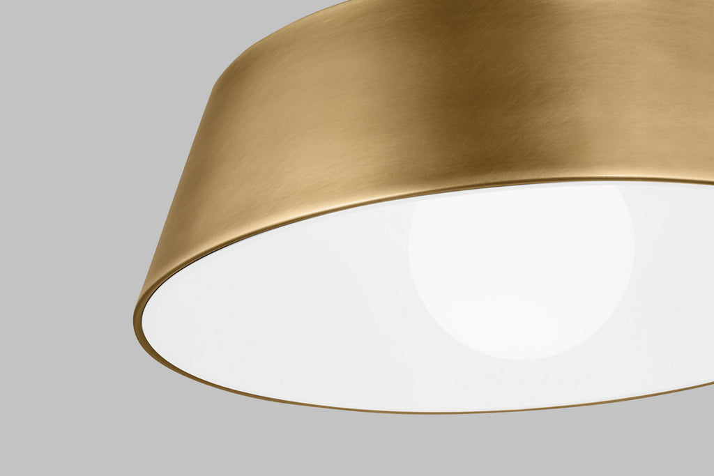 Joni Flush Mount plated brass 3000K 90 CRI integrated led 90 cri 3000k 277v