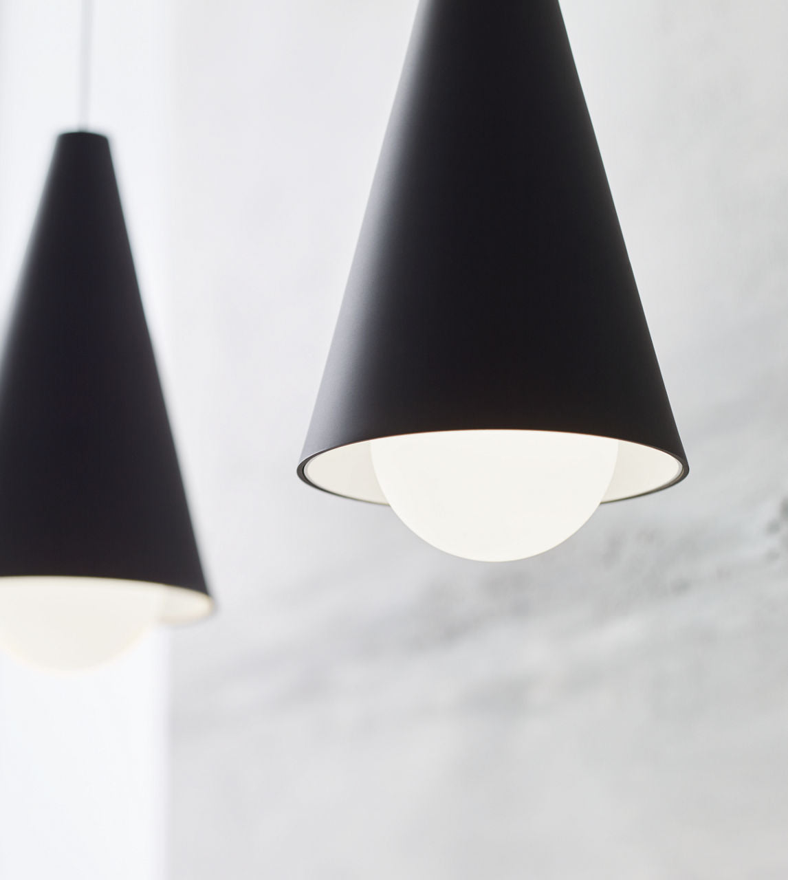 Joni Mini Pendant | Nightshade Black | Frost Glass FreeJack Bulb(s) Included