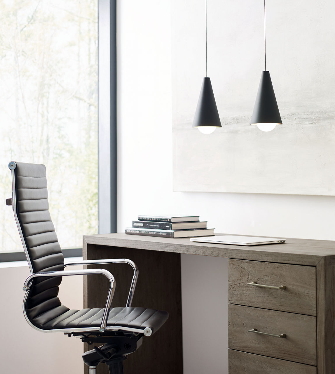 Joni Mini Pendant | Nightshade Black | Frost Glass FreeJack Bulb(s) Included