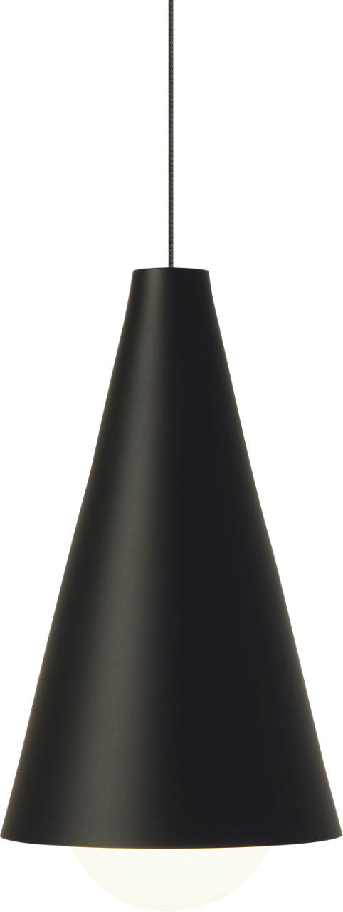 Joni Mini Pendant | Nightshade Black | Frost Glass FreeJack Bulb(s) Included