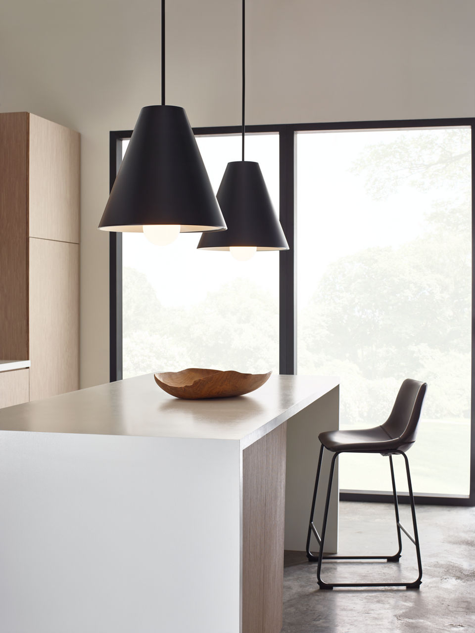 Joni Pendant Matte Black 3000K 90 CRI integrated 90 cri 3000k 120v