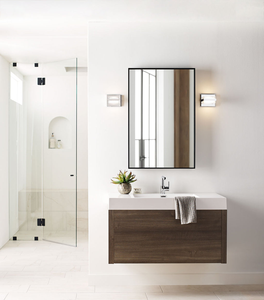 Kamden 1-Light Wall/Bath Chrome LED 90 CRI 3000K 120V