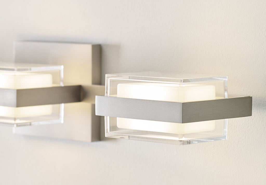 Kamden 3-Light Bath 3 Shallow Satin Nickel LED 90 CRI 3000K 120V