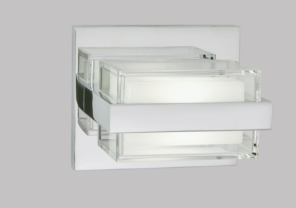 Kamden 1-Light Wall/Bath Chrome LED 90 CRI 3000K 120V