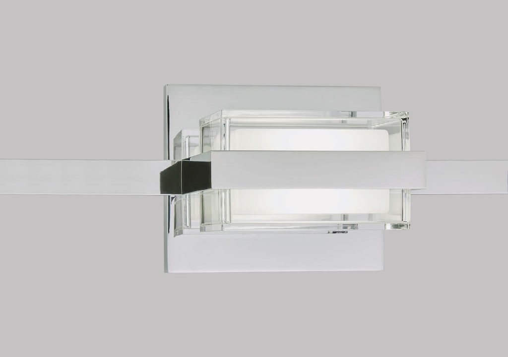 Kamden 3-Light Bath 3 Shallow Chrome LED 90 CRI 3000K 120V