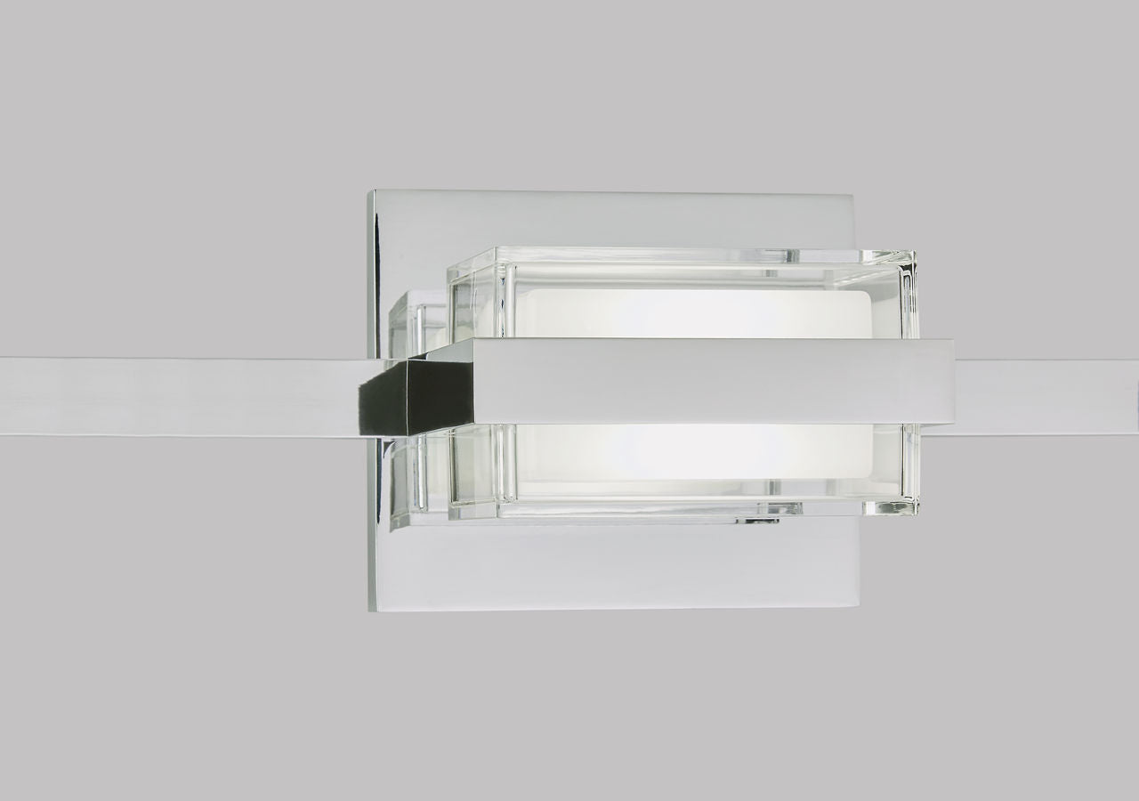 Kamden 3-Light Bath 3 Shallow Chrome LED 90 CRI 3000K 120V