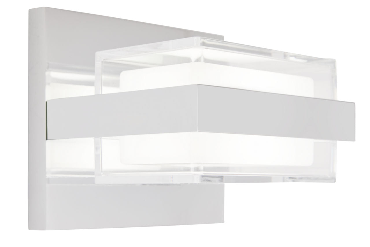 Kamden 1-Light Wall/Bath Chrome LED 3000K 90 CRI90 cri 3000k 277v