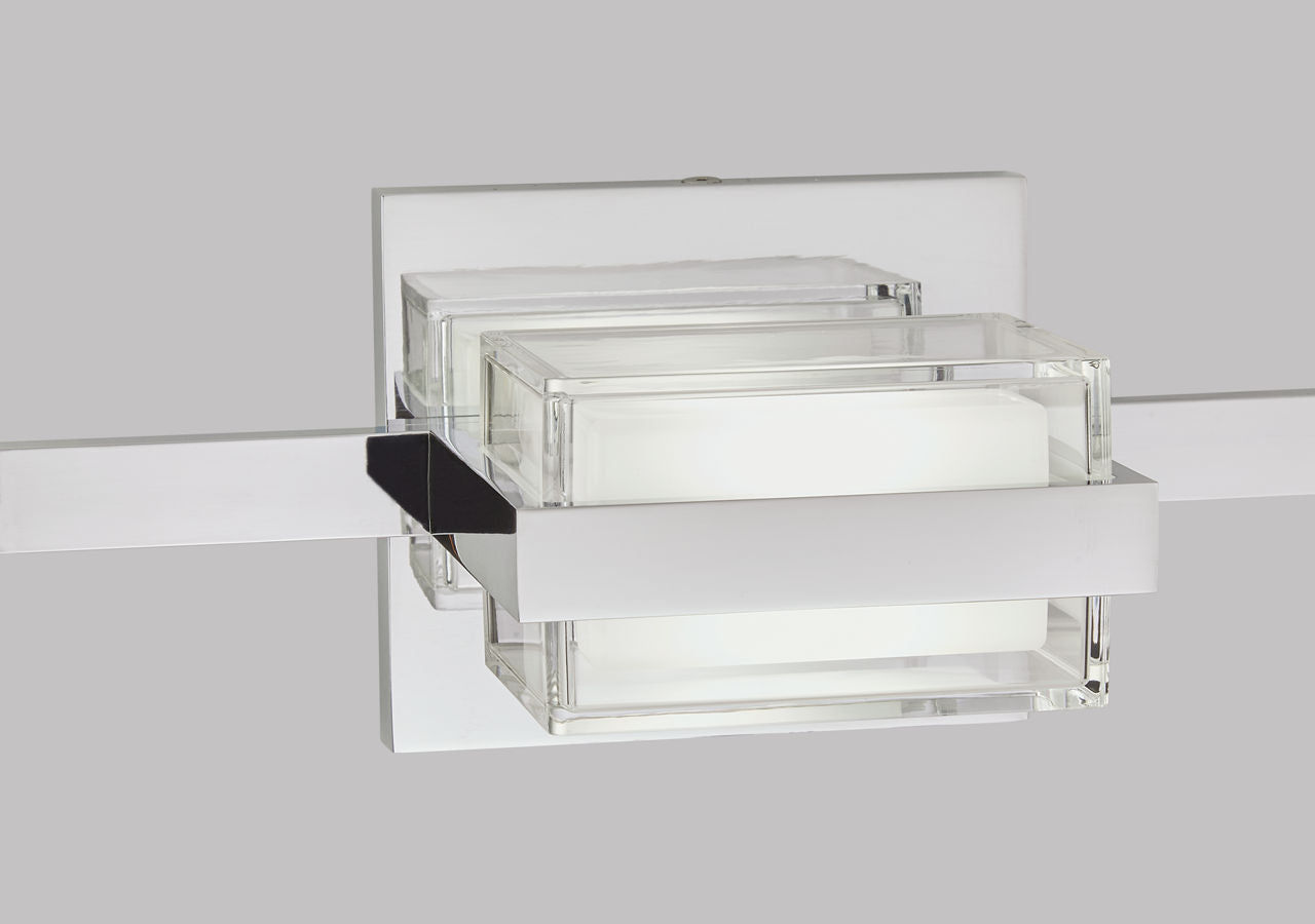 Kamden 3-Light Bath 3 Shallow Chrome LED 90 CRI 3000K 120V